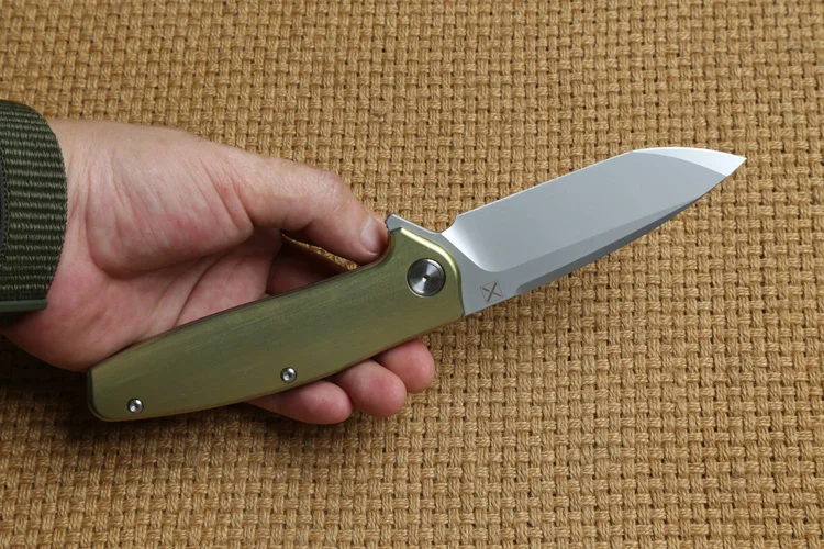 DICORIA YX750 складной нож шарикоподшипник VG-10 лезвие TC4 титановая ручка Кемпинг Охота Открытый suvival Карманные Ножи EDC инструменты