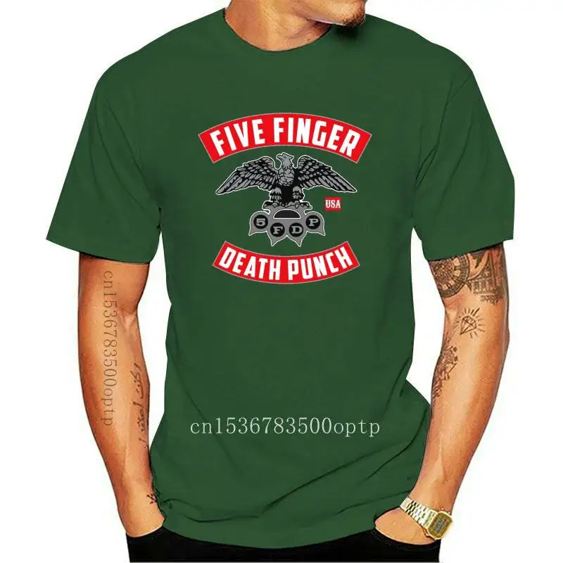 Новинка из Лас Вегаса футболка с логотипом FIVE FINGER DEATH PUNCH Женская