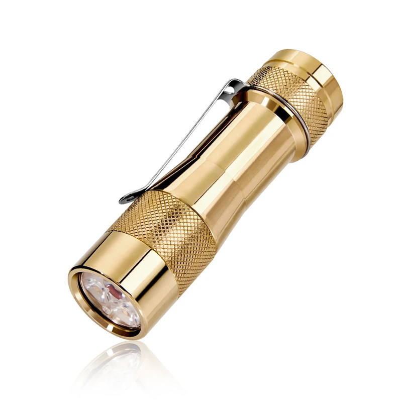 저렴한 LUMINTOP-FW3A 황동 3x LED 2800LM UI EDC 손전등 미니 LED 키 체인 조명, 캠핑 랜턴 토치, Emnergency 램프 스포트라이트