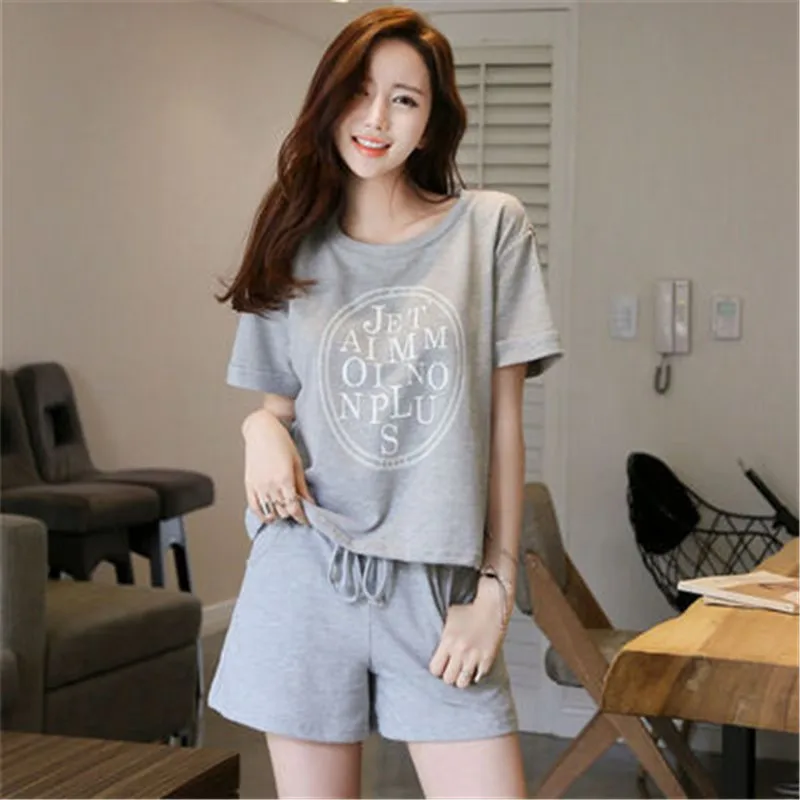 Летний женский комплект из двух предметов спортивный костюм для дома женская