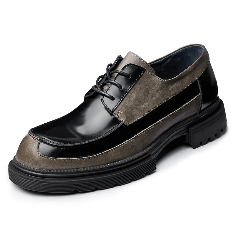 

Soft Bottom Genuine Leather Breathable Business Mens Shoes British Men Casual Shoes Men Handmade Shoes Cowhide Spring Autumn
