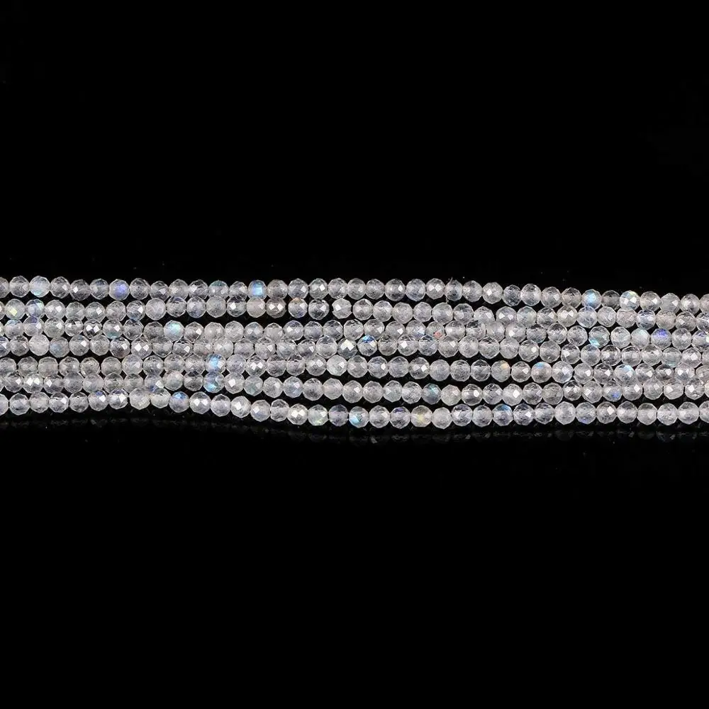 Природный вспышки лабрадорит каменные бусы 2 3 4 мм маленькие круглые свободные