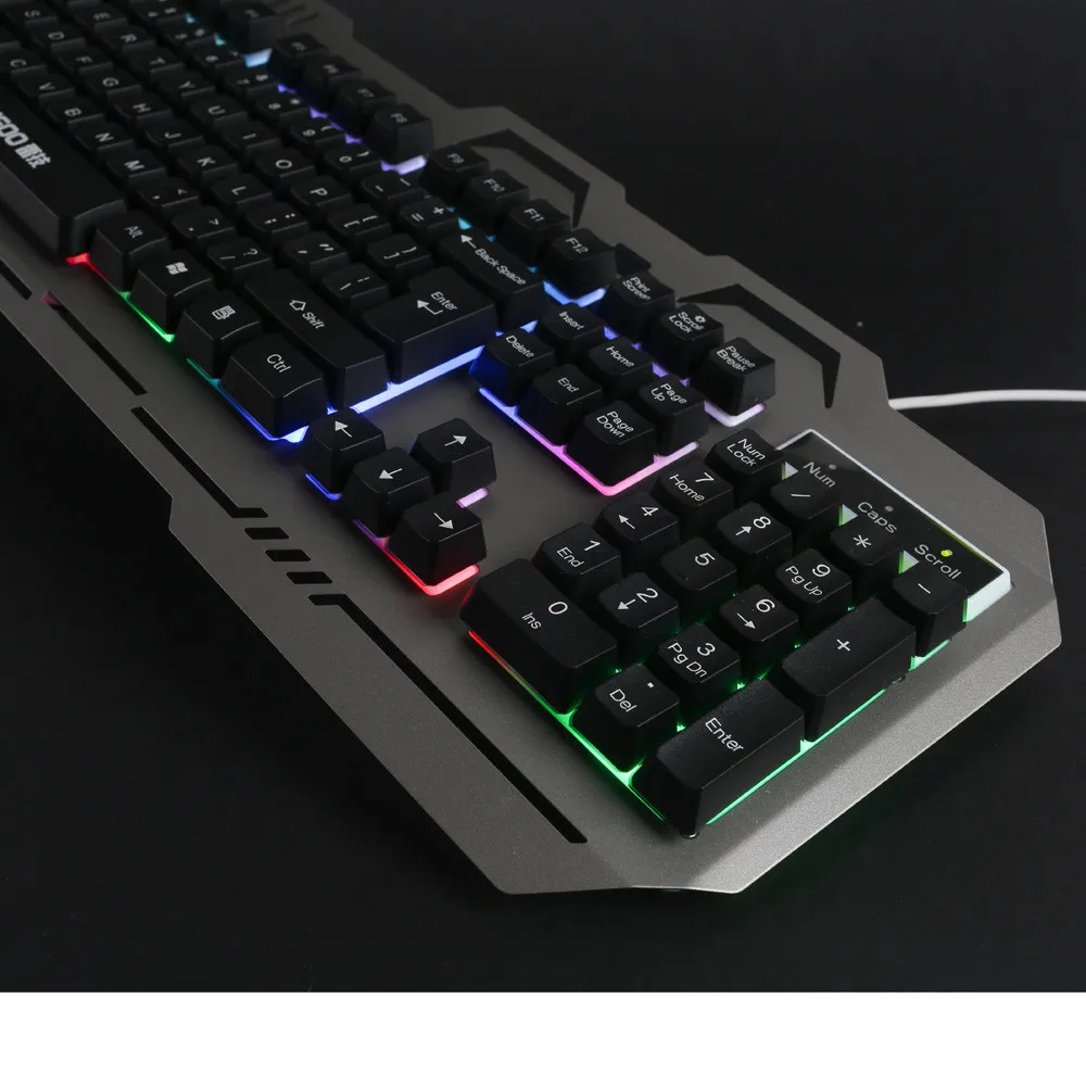 OMESHIN Новая высококачественная проводная USB Подсветка цветной светодиодный
