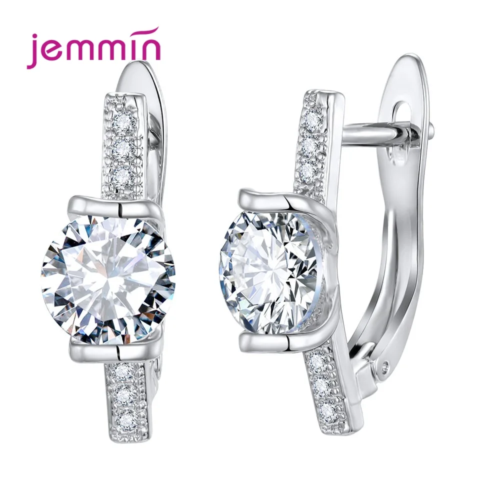 

Новые стильные серьги из настоящего серебра 925 пробы для женщин, сережки из сверкающих кристаллов, супер милые корейские женские серьги