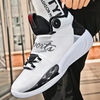 man high top basketball shoes mens light basketball sneakers anti skid breathable outdoor sports basketball shoes