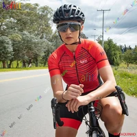red brazil womens cycling monkey on promotion triathlon summer short sleeve gel pants free shipping