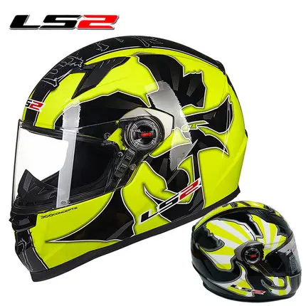 LS2 FF358 полный шлем rcycle moto casco Мужской Женский шлем Съемный и моющийся внутренний коврик capacete ls2 - Цвет: 33