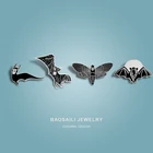 Эмалированная брошь в форме летучей мыши, летающей пчелы