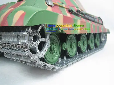 

US Stock Heng Long 1/16 Scale German King Tiger RC Tank 3888 Upgraded Metalsion Tracks Sprockets TH00083-SMT4