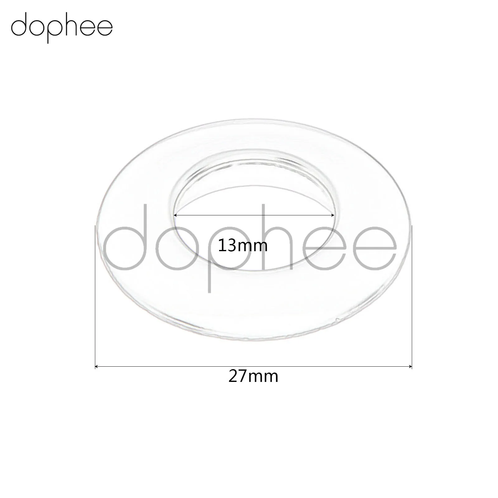 Dophee металлические круглые пряжки 13 мм 2 шт./партия застежки с винтами для сумки