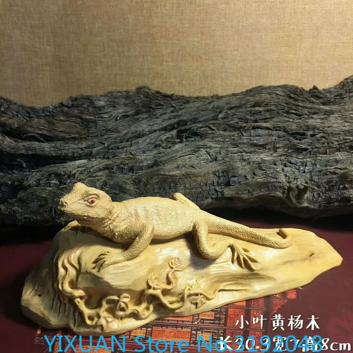 

Buxus резьба по дереву ручная работа украшение дома ящерица