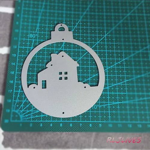 91x110mm Рождественский шар металлические трафареты для пресс-формы для DIY Скрапбукинг штамп/фото украшение для альбома тиснение бумажные карточки ручной работы - Цвет: 91x110mm