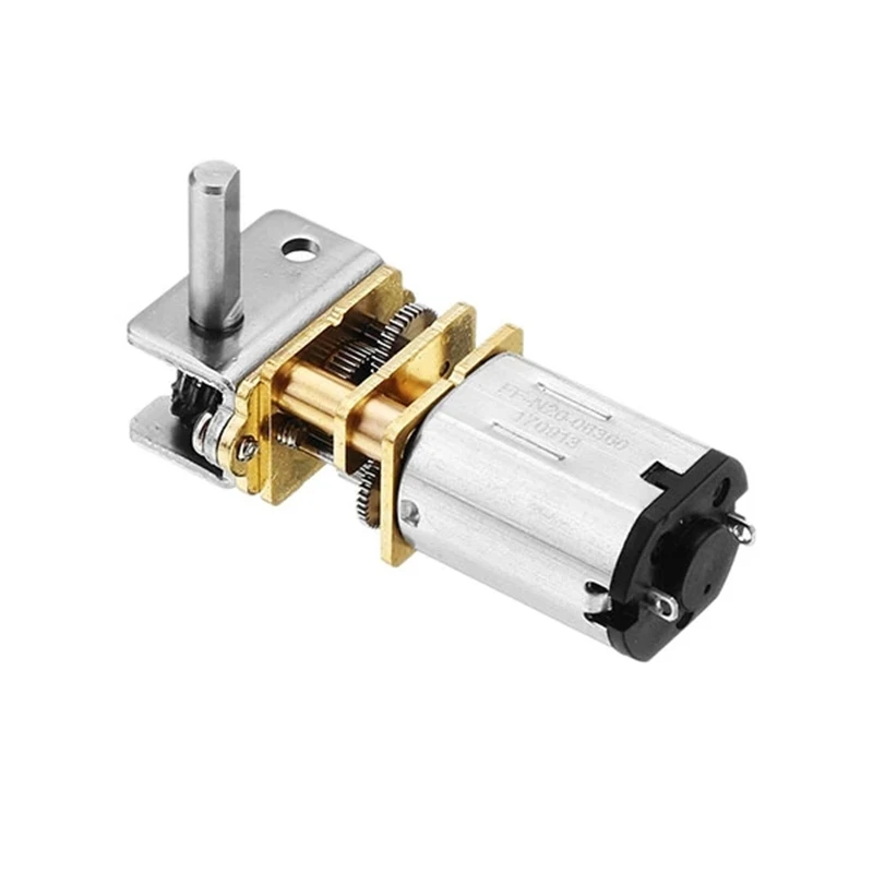 Турбинный мотор-редуктор постоянного тока GW12N20, 3 в, 6 в, 12 В, самоблокирующийся, 10-200 об/мин