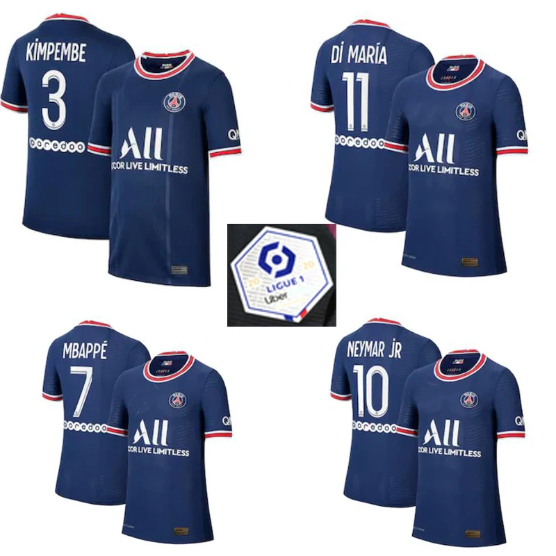 Футболка ВЕРРАТТИ младший ребенок ПСЖ мбапэ 2022 2021NEYMAR JR MARQUINHOS KIMPEMBE четвертой CAVANI