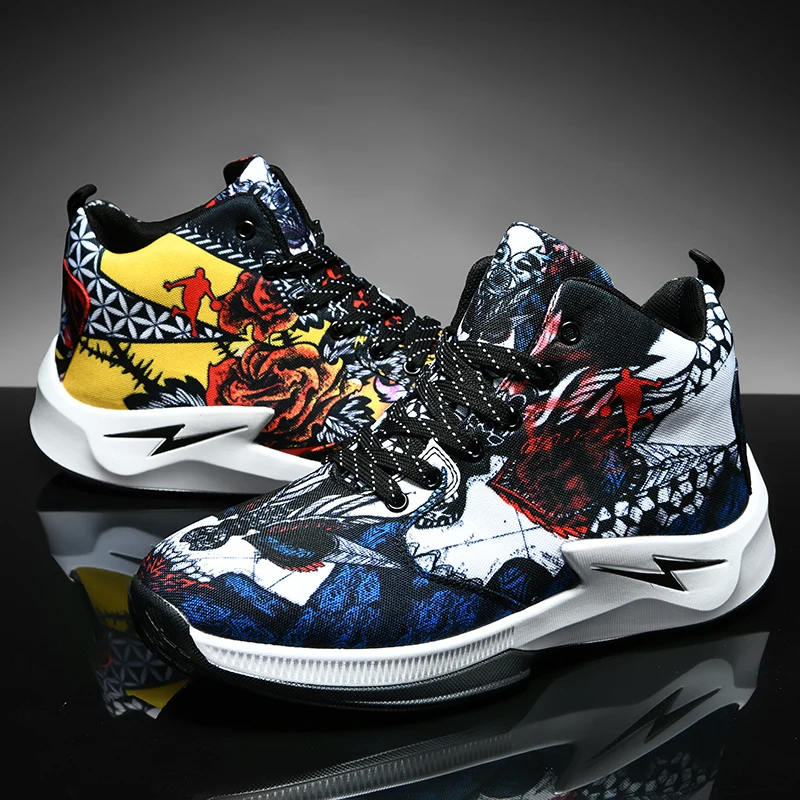 Высококачественная Осенняя новинка Мужская брендовая Баскетбольная обувь стиль