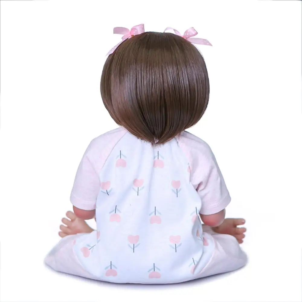 NPK 47 см оригинальная Кукла Новорожденный ребенок реальный мягкий на ощупь всего