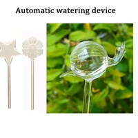 fashion exquisite homegarden glass plant watering kits snails design flowers water feeder self watering