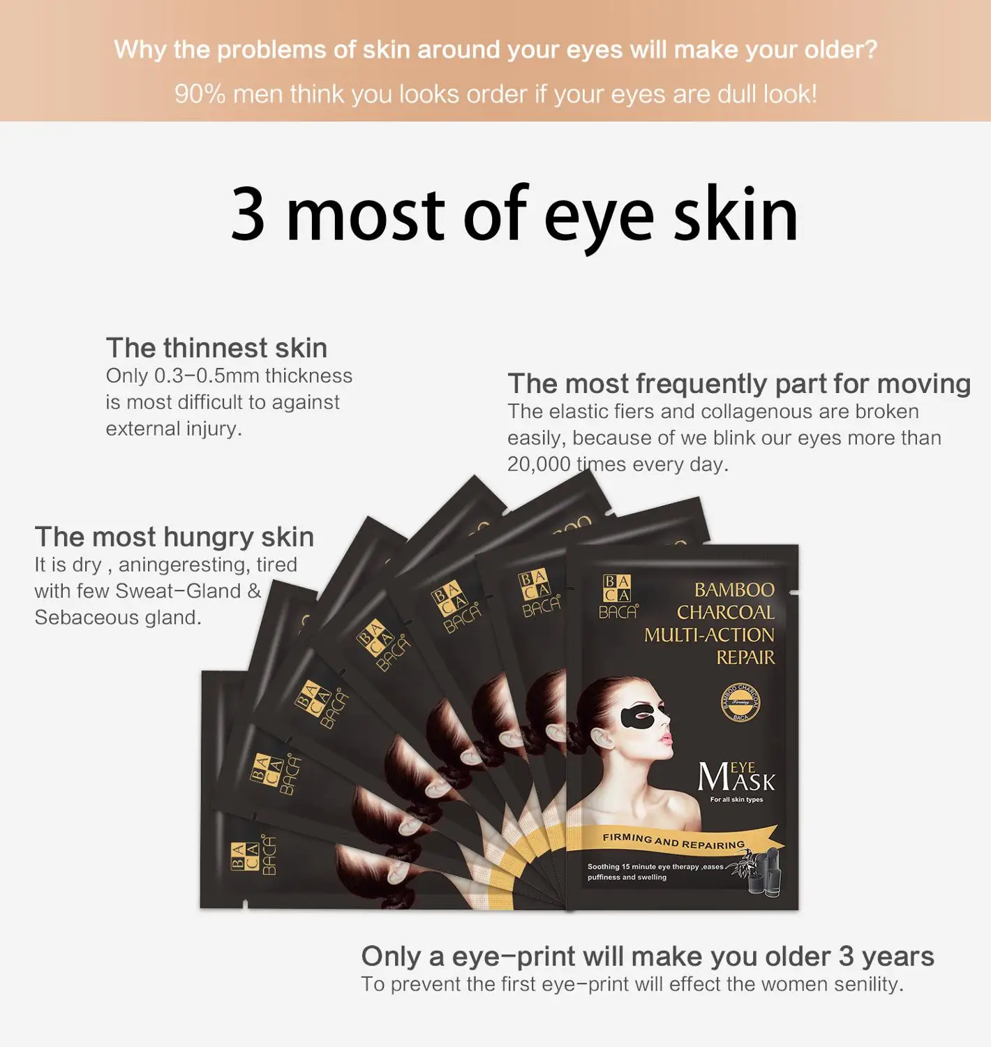 С бамбуковым древесным углем для ремонта увлажняющая маска глаз уход за кожей
