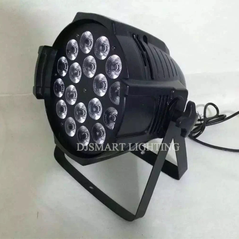 4 шт./лот 18x18 Вт RGBWA UV 6-в-1 светодиодный прожектор Par для помещений DMX512 сценический