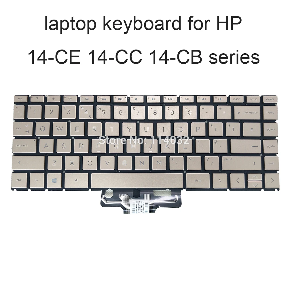 Сменная клавиатура с подсветкой для HP 14CE 14 CE CE0064ST CE0068ST CE0008CA Британская