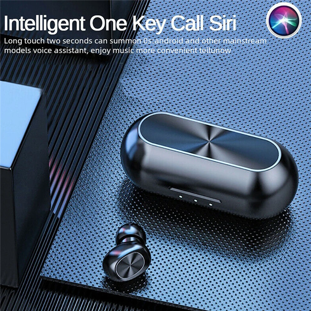 

Mini Earbuds Stereo Headphones Bluetooth 5.0 Headset TWS Wireless Earphones