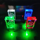 Флэш-накопитель USB 2,0, золотой, с коробкой