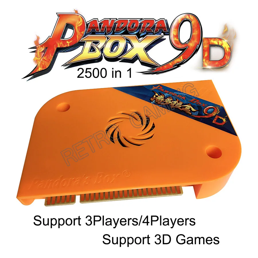 Оптом 3D Pandora Box 9D 2500 В 1 Оригинальная аркадная доска для игры Jamma поддержка 3/4