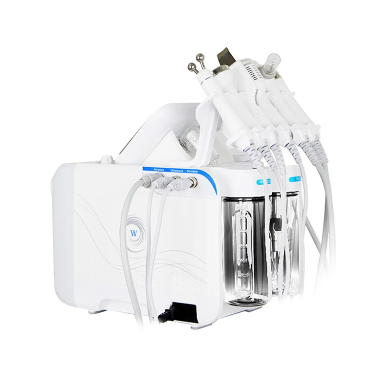Kopen Waterstof En Zuurstof Kleine Belletjes 7in1 Gezicht Verpleging Schop Hydratatie Peeling Ultrasone Diepe Reiniging Rf Reiniging Instrument