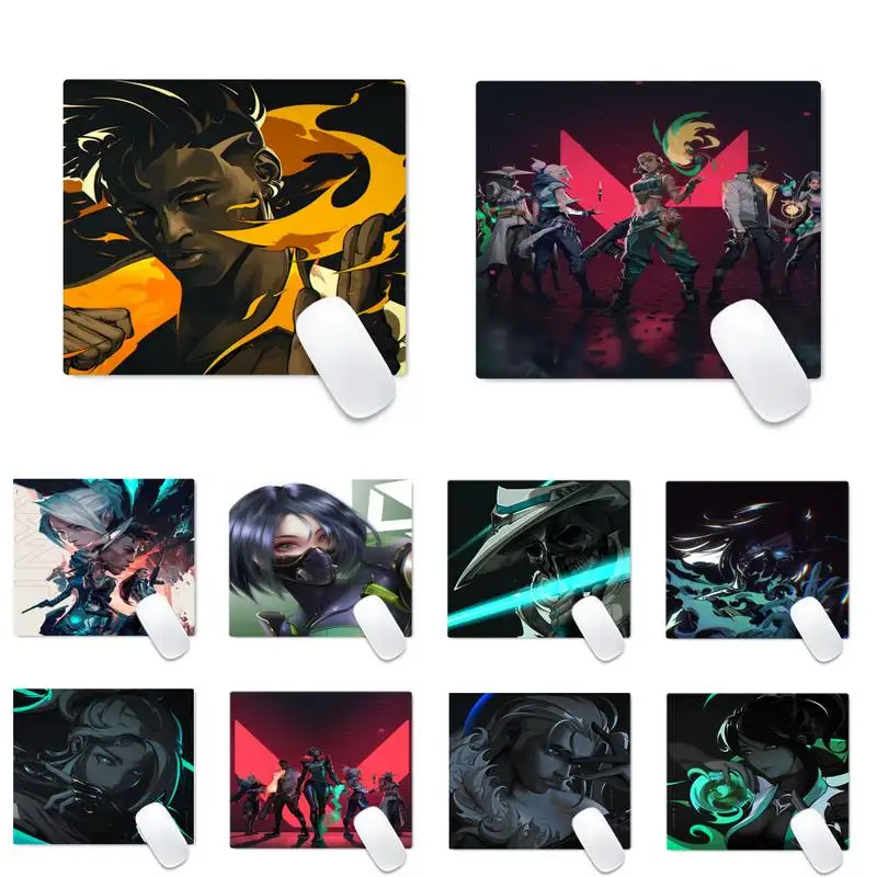 

hot valorant Computer Desk Keyboard Table Protect Game Office Work Square Mouse Mat pad Non-slip Laptop Cushion