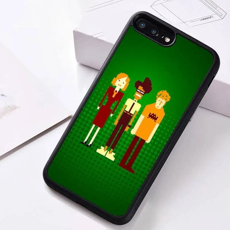 

The IT Crowd - Pixels Phone Case Rubber for iPhone 12 pro max mini 11 pro XS MAX 8 7 6 6S Plus X 5S SE 2020 XR case