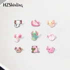 2021 мультфильм Axolotl мультфильм акрил значок булавки на лацканы Смола эпоксидные украшения Аксессуары