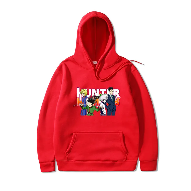 

Hunter x Hunter Hoodies Men Sweatshirt Tracksuit Streetwear Anime Harajuku Casual clothes Hunter x Hunter Hooded Tops S-3XL