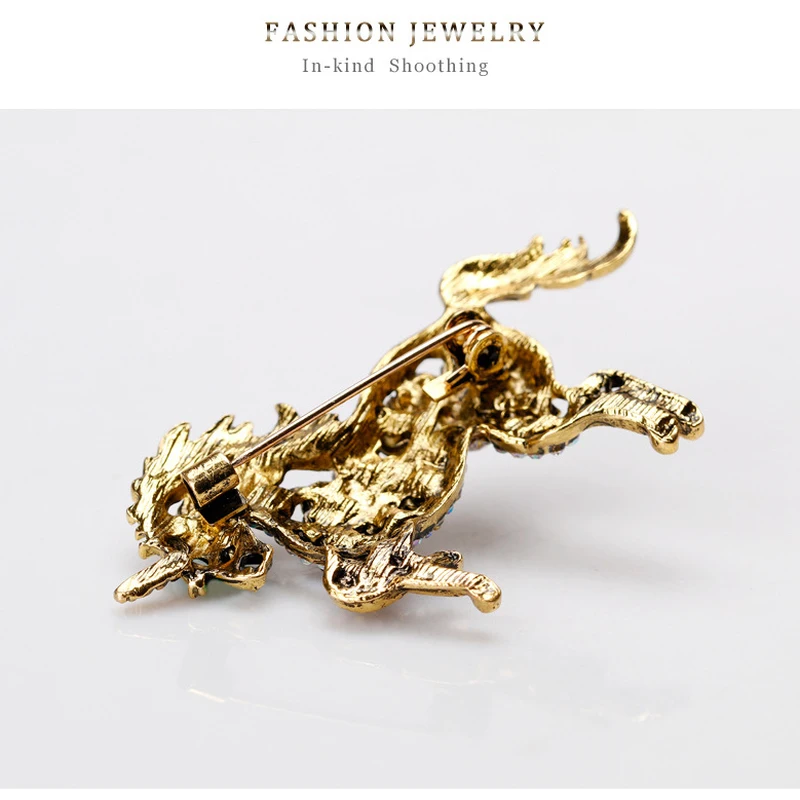 Новый мультфильм сплав зодиака лошадь брошь в виде единорога булавки для женщин