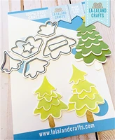 2021diy hot sell layered christmas tree metal cutting dies various card series scrapbook paper craft knife new embossing stencil