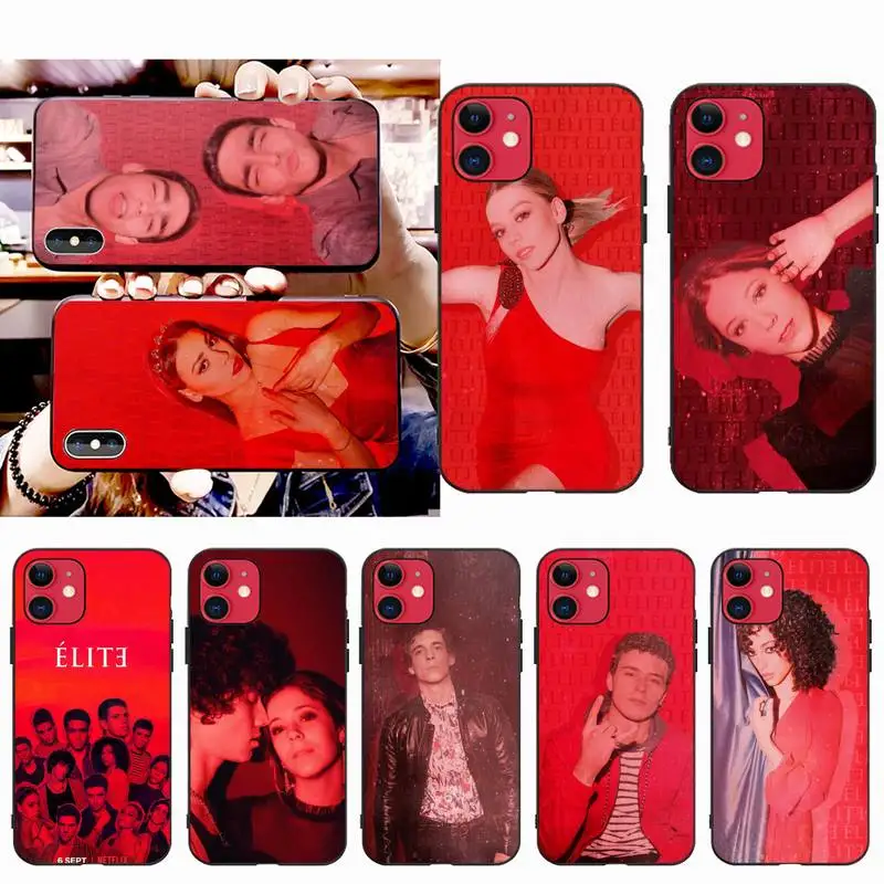 

YJZFDYRM Spanish TV Series Elite Soft Silicone TPU Phone Cover for iPhone 11 pro XS MAX 8 7 6 6S Plus X 5S SE 2020 XR case