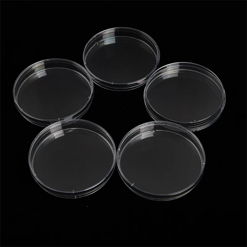 

10Pcs 90*15mm Polystyrene Sterile Petri Dishes Bacteria Culture Dish For Laboratory Medical Biological Scientific Lab Supplies