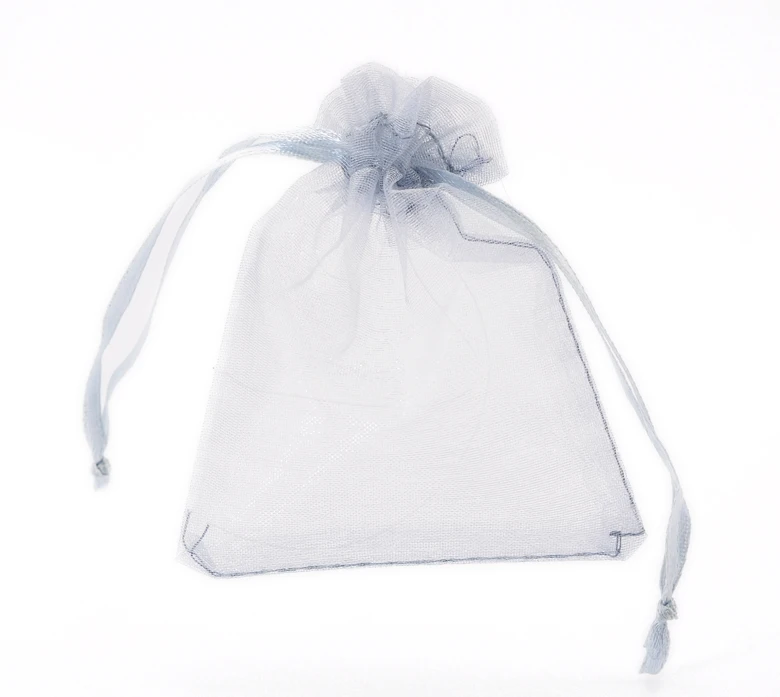 Doreen коробка мешочки для украшений из органзы сумки хранения Drawstring прямоугольник