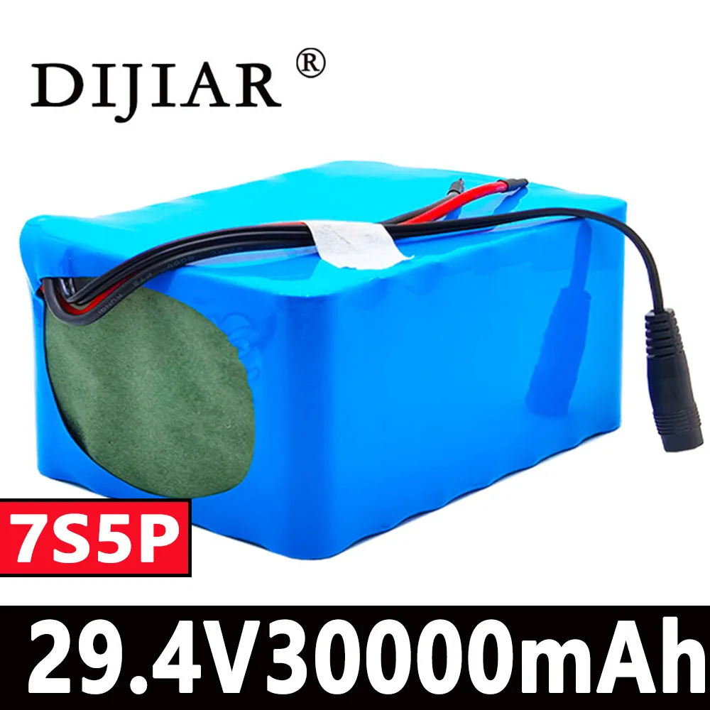 

Литиевый аккумулятор Dijiar 7S5P, 24 В, 30 Ач, 29,4 в, 30000 мАч