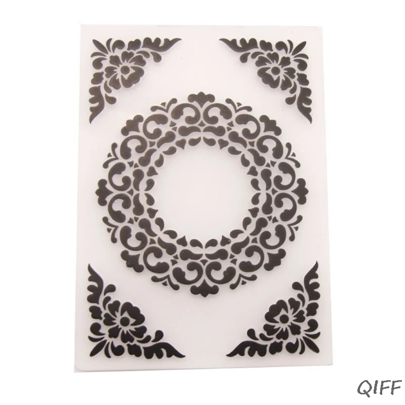 Пластиковая папка для тиснения шаблон DIY скрапбук фотоальбом открытка украшения