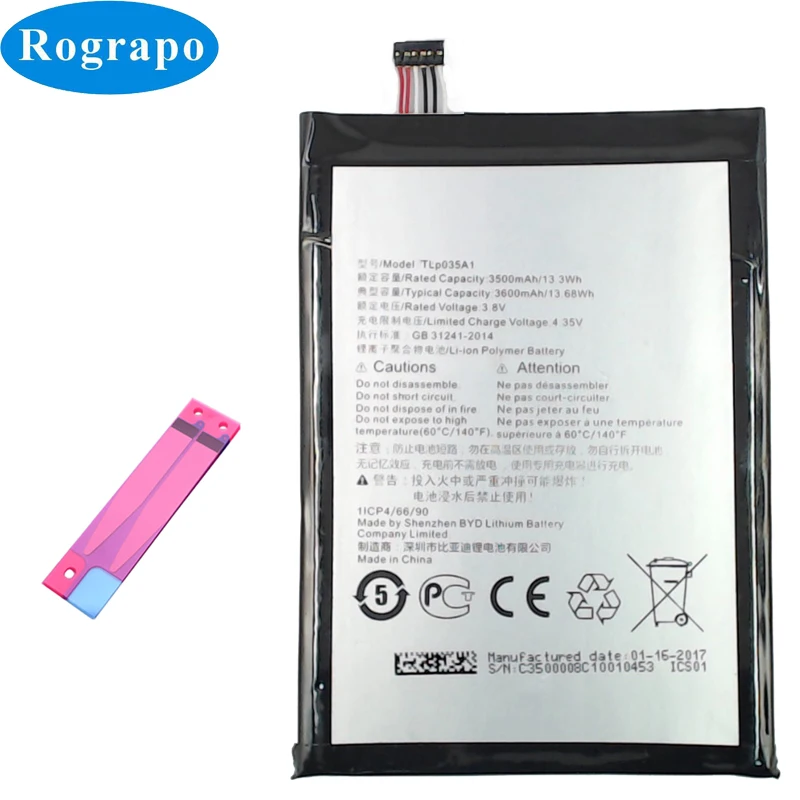 TLp035AJ TLp035A1 Сменный аккумулятор для Alcatel One Touch N1 MAX TCL M823 мобильный телефон
