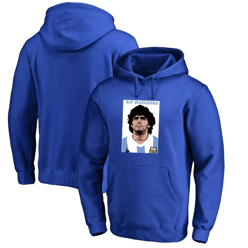 

Rest In Peace Hoodies RIP Diego Maradona Legend Never Die Sweatshirt Men Cotton Fleece Hoodies Casual Hoodie Pullovers Tops