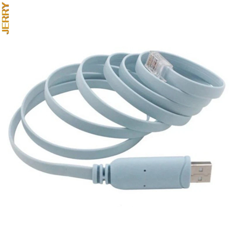 

1.8M USB For Cisco Router RJ45 USB To RS232 Serial To RJ45 CAT5 Console Adapter Cable