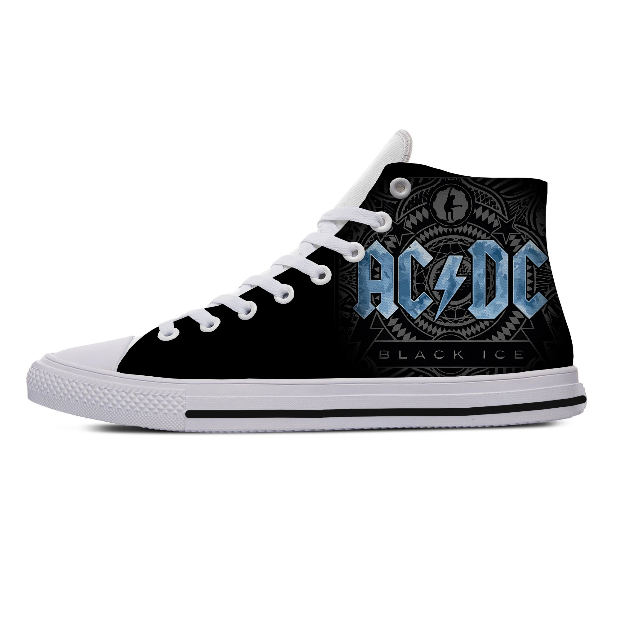 Лидер продаж 2019 года Новинка Camisetas AC/DC Band рок-обувь Мужская ACDC легкая дышащая