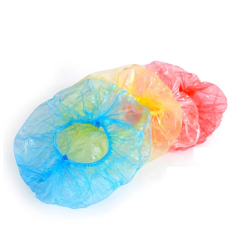 100pcs/set New Surgical Cap - Hair Net Caterpillar cap Blue Bouffant Shower |