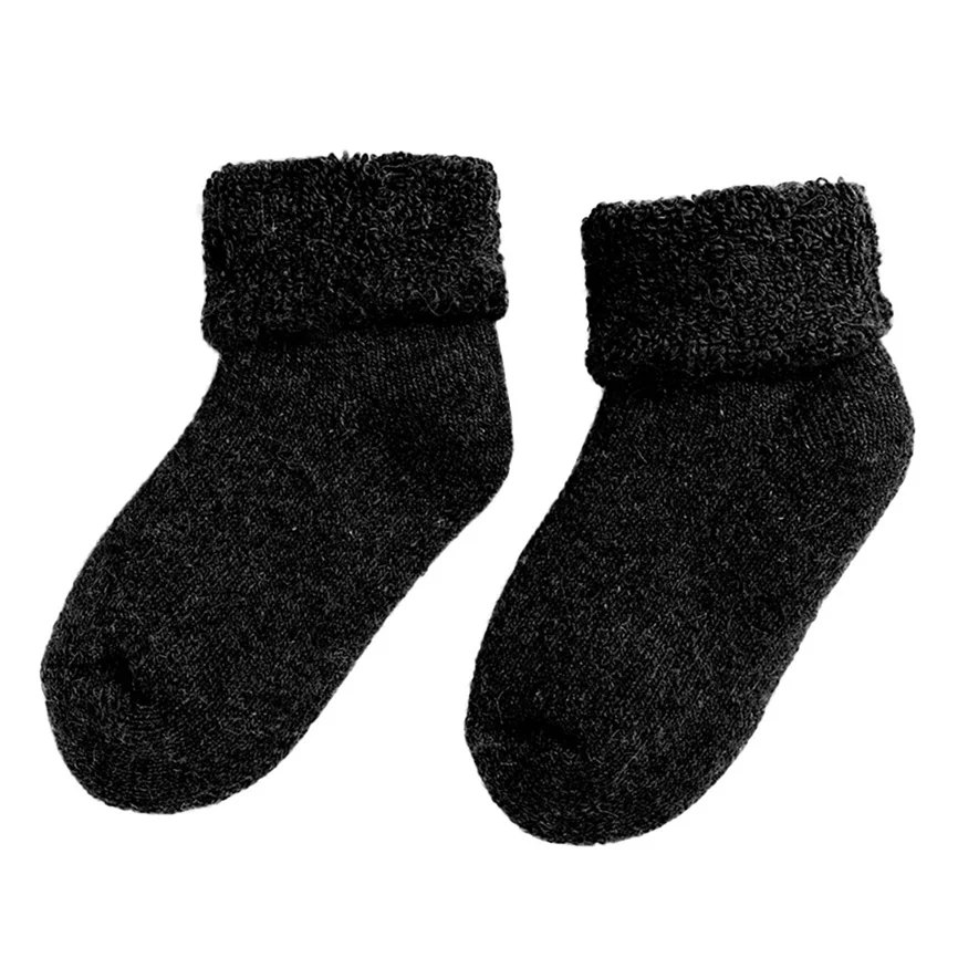 Носки для новорожденных детские носки мальчиков и девочек зимние Утепленные