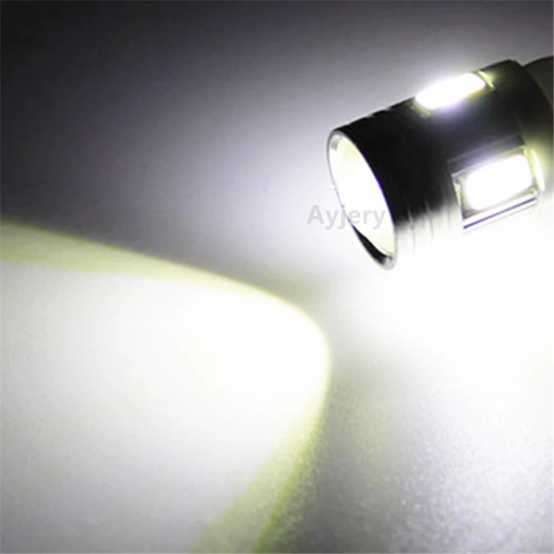 AYJERY 100 шт. CANBUS T10 6 SMD 5630 объектив СВЕТОДИОДНЫЙ никаких ошибок выявлено не было 6smd 5730