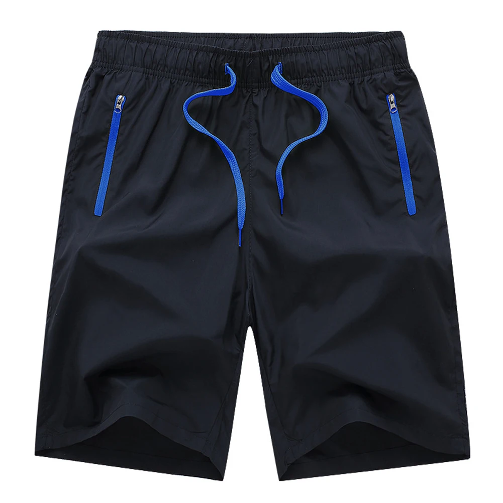 Летние мужские пляжные спортивные дышащие штаны на шнурке цветные шорты с