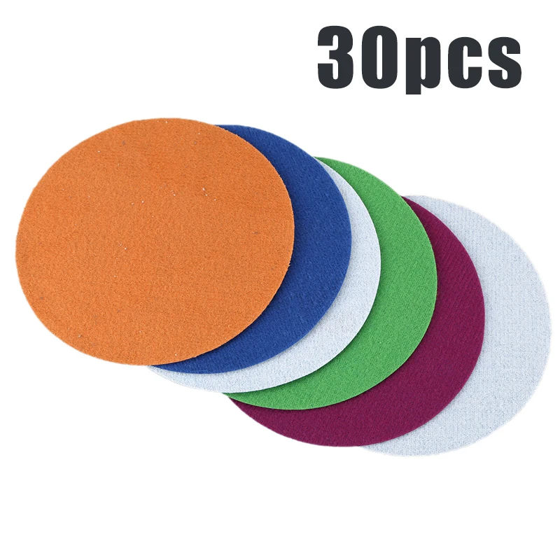 

30X 5 Grinding Abrasive Sandpaper Sanding Discs Hook & Loop 1500-10000 Grits