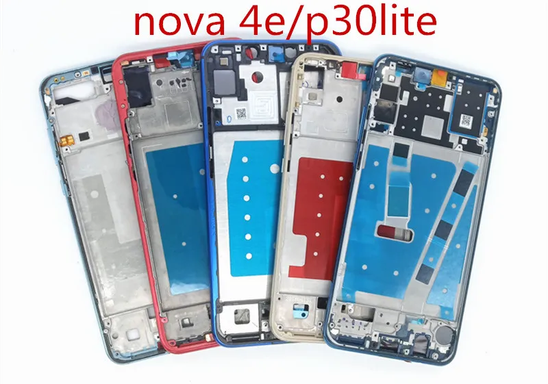 original used of 90% new For Huawei P30 Lite/nova 4e Middle Frame Plate LCD Housing Bezel Faceplate Supporting Front F |