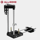 Направляющая для сверления ALLSOME, локатор, кронштейн для отверстий, регулируемый пробойник из легированной стали, скамейка для сверления мебели, инструмент сделай сам для деревообработки